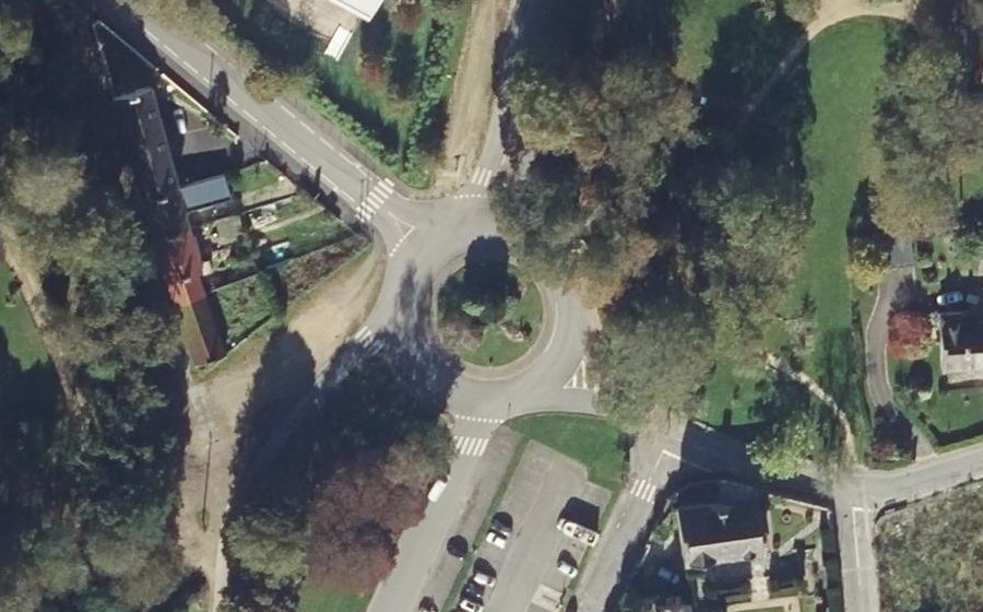 Vue aérienne du Rond-Point de Kreach Kelen