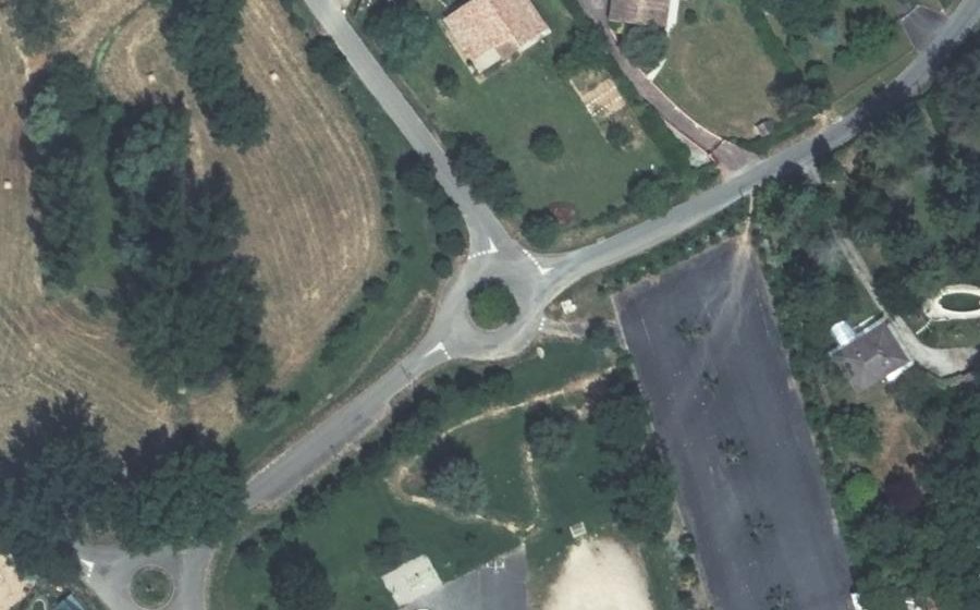 Vue aérienne du Route de la Tuilerie