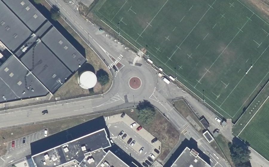 Vue aérienne du Rue Clément Ader