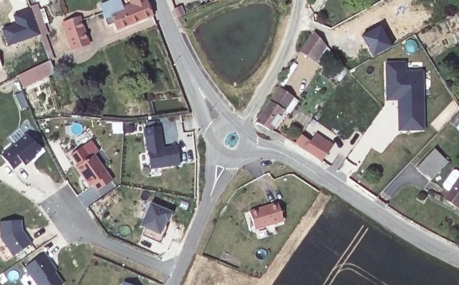 Vue aérienne du Grande Rue