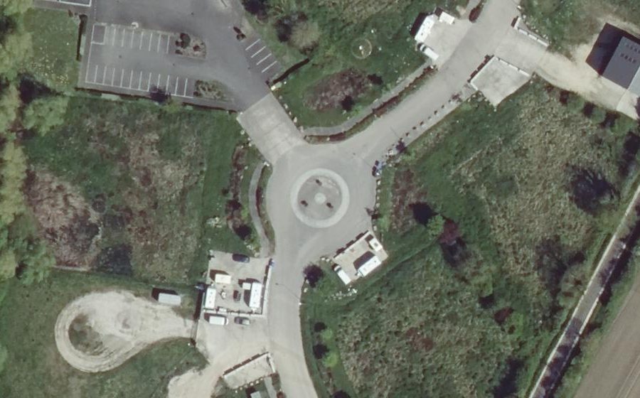 Vue aérienne du Rue du Pont des Bernes