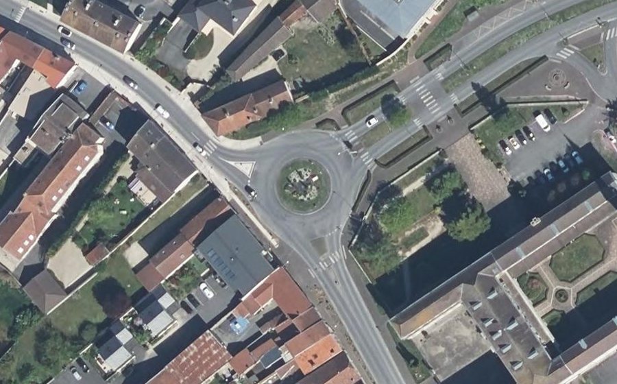 Vue aérienne du Avenue Jacques Simon