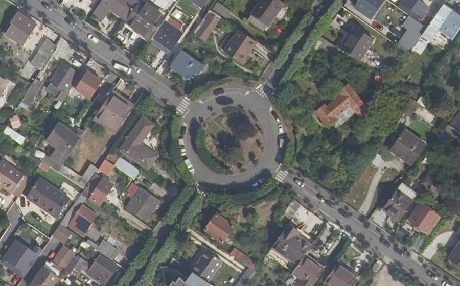 Vue aérienne du Place de la République