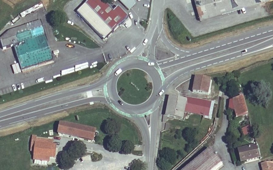 Vue aérienne du Avenue de Luchon