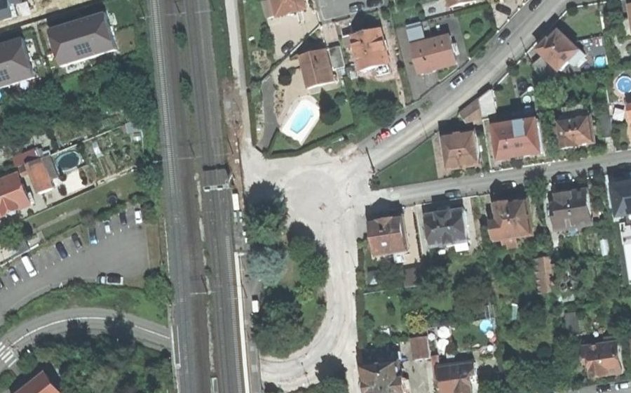 Vue aérienne du Place Louis Armand