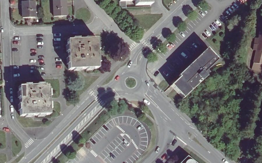 Vue aérienne du Avenue des Tilleuls