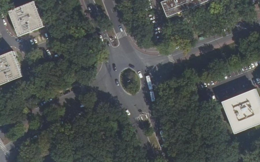 Vue aérienne du Avenue de la Résistance