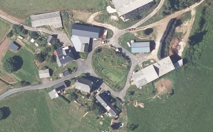Vue aérienne du Chemin de la Grulie