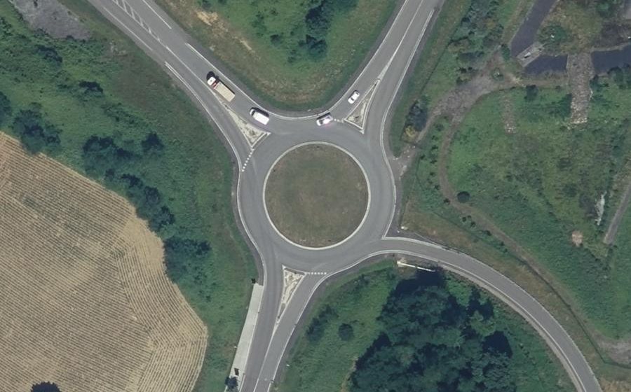Vue aérienne du Avenue de l'Aéroport