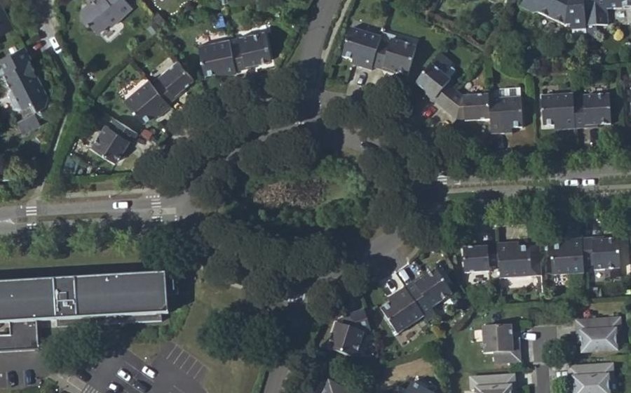 Vue aérienne du Avenue Charles Nicolle