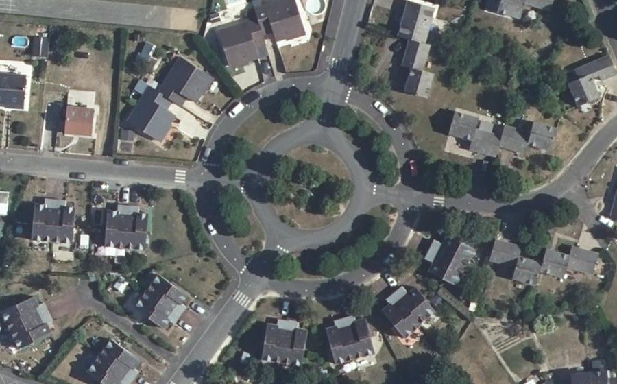 Vue aérienne du Rue Georges Jehan