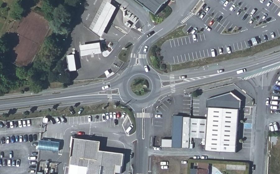 Vue aérienne du Boulevard Pasteur