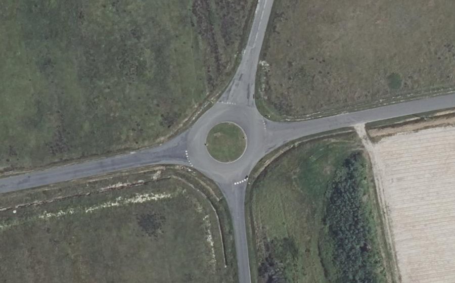 Vue aérienne du Rond-point anonyme n°30049004