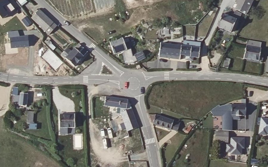 Vue aérienne du Rue de Tévenn Kerbrat