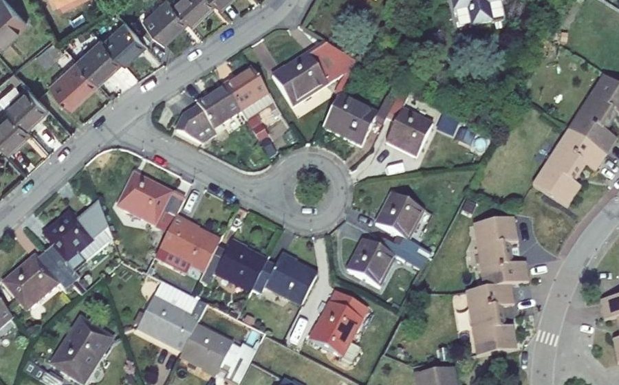 Vue aérienne du Rue des Mésanges