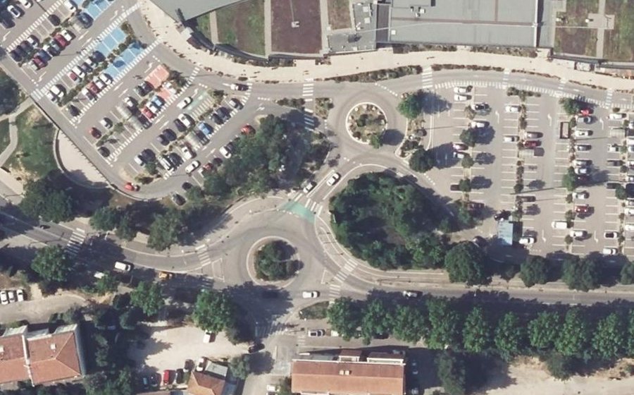Vue aérienne du Avenue Jean Monnet