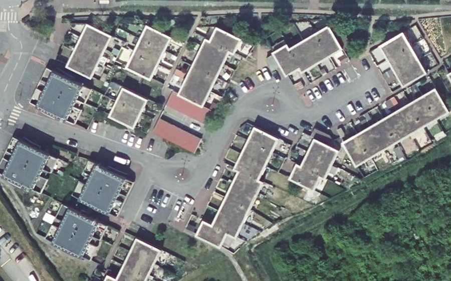 Vue aérienne du Rue du Lieutenant Boyau