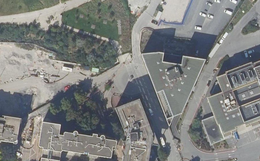 Vue aérienne du Rue Moussorgski