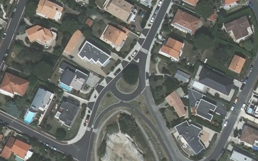 Vue aérienne du Rond-point anonyme n°30103027