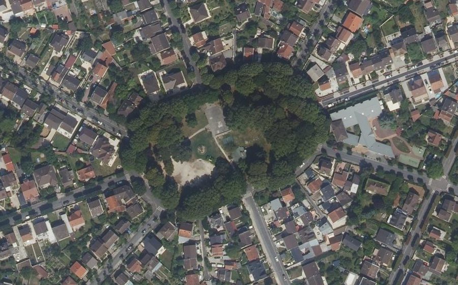 Vue aérienne du Square Stalingrad