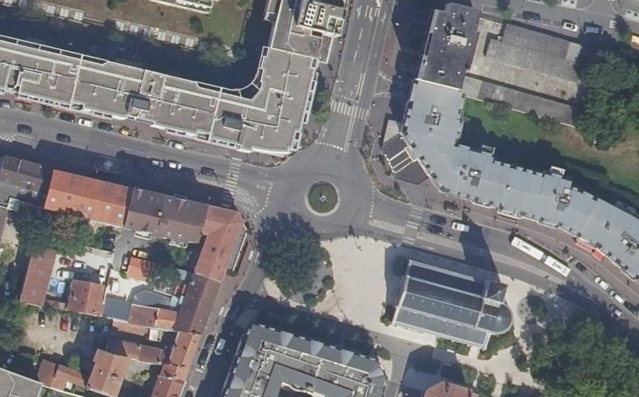 Vue aérienne du Rue Jules Guesde