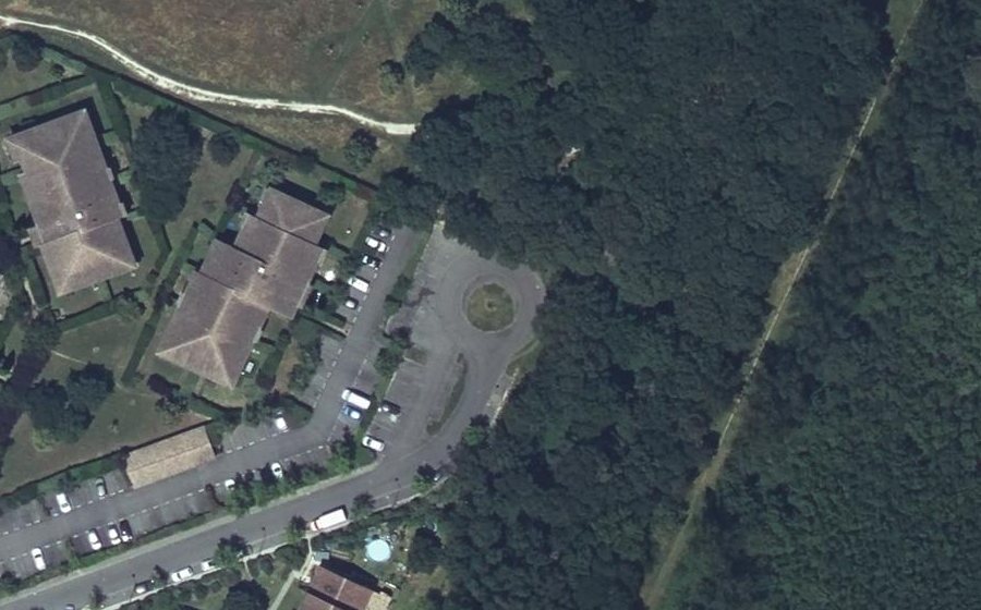 Vue aérienne du Rue de l'Ousseau