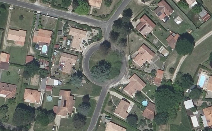 Vue aérienne du Chemin de Jarroudic