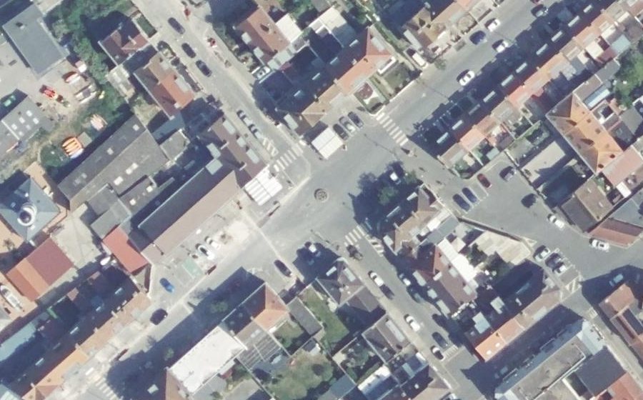 Vue aérienne du Boulevard Léo Lagrange