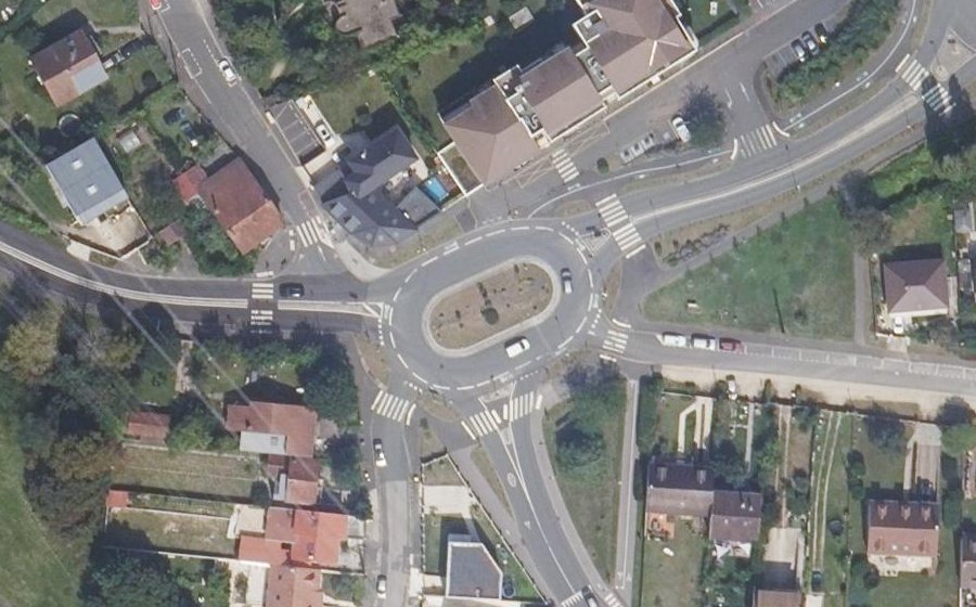 Vue aérienne du Route de Vauhallan