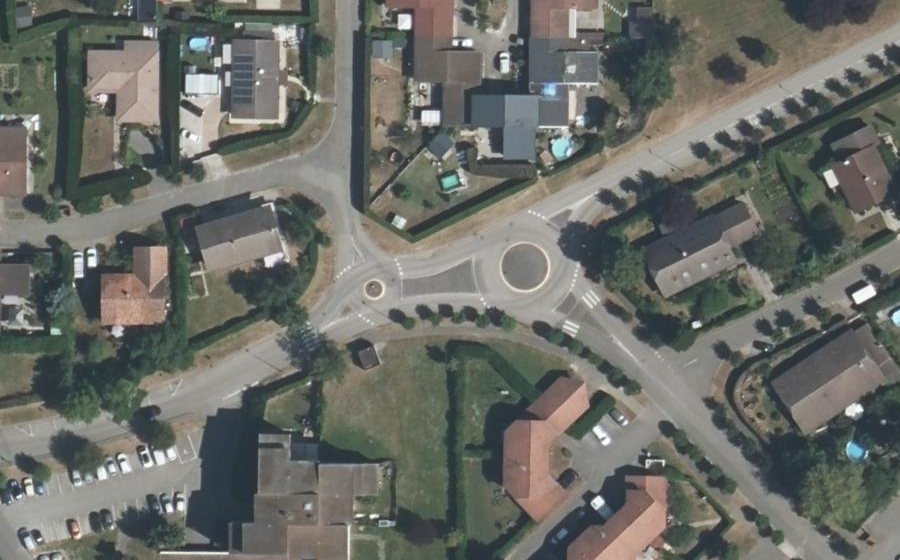 Vue aérienne du Avenue de Genévriers