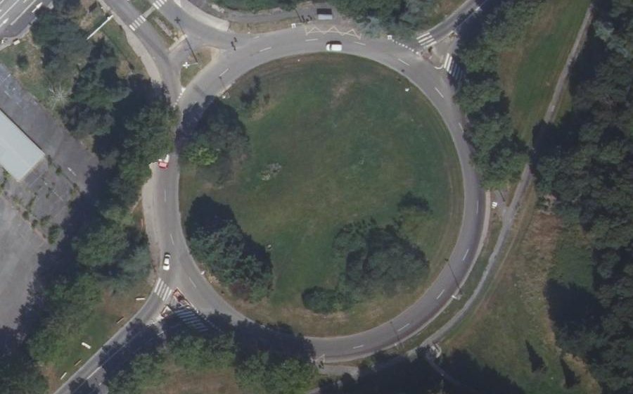 Vue aérienne du Boulevard André Citroën