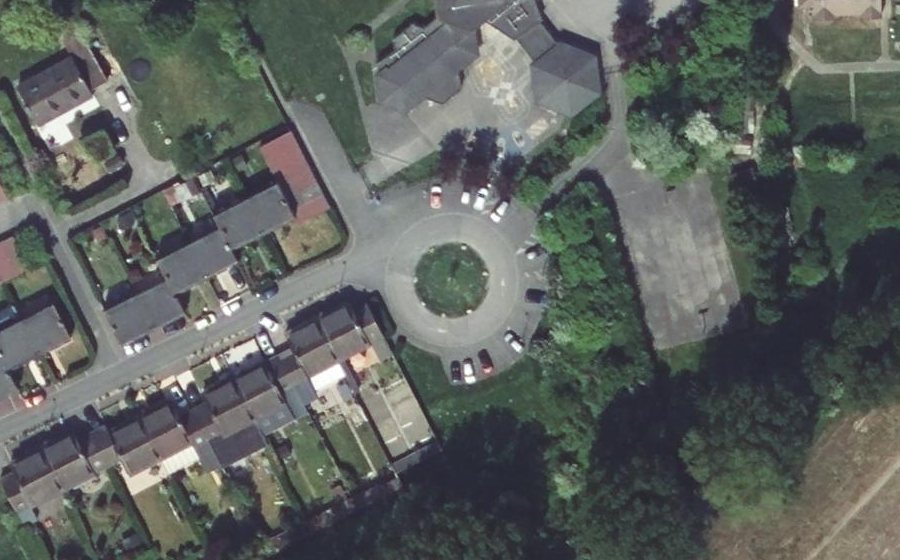 Vue aérienne du Square Jules Guesde