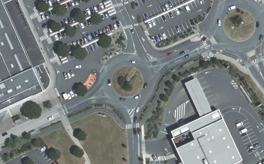 Vue aérienne du Avenue du Recteur Pierre Moisy