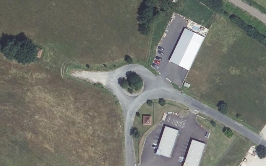 Vue aérienne du Route de la Perrière