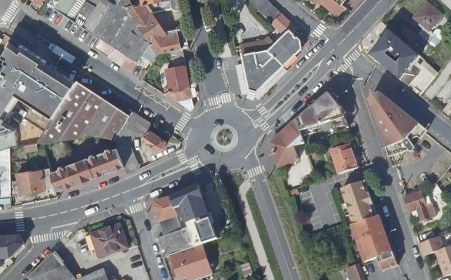 Vue aérienne du Boulevard Aristide Briand