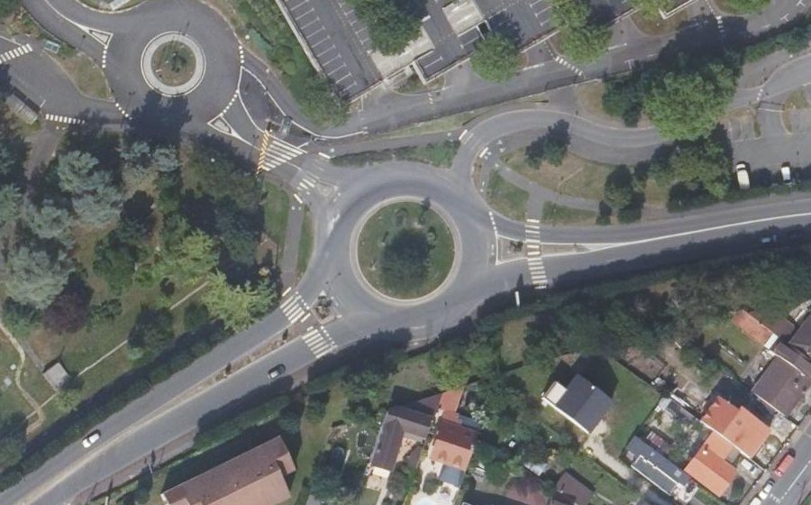 Vue aérienne du Avenue Pierre Brossolette