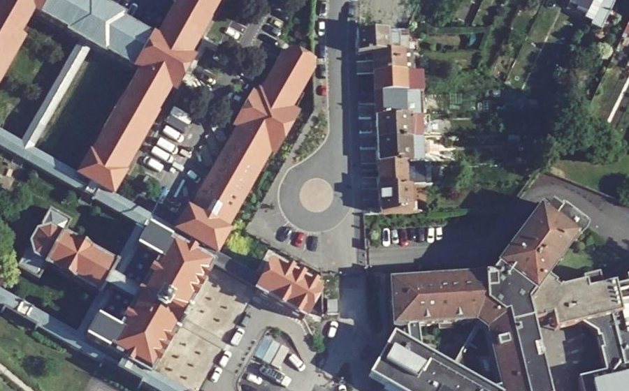 Vue aérienne du Rue Henri Dunant