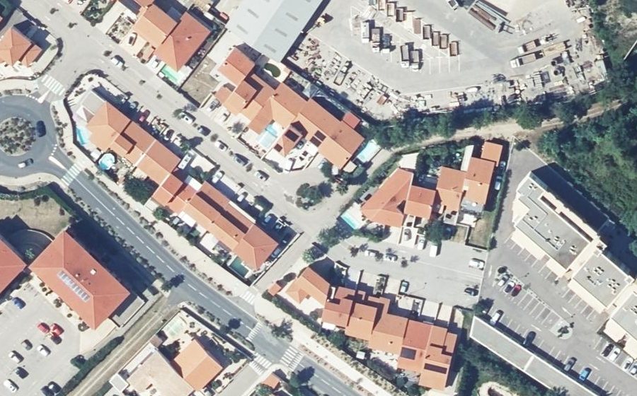 Vue aérienne du Rue François Jaubert de Passa