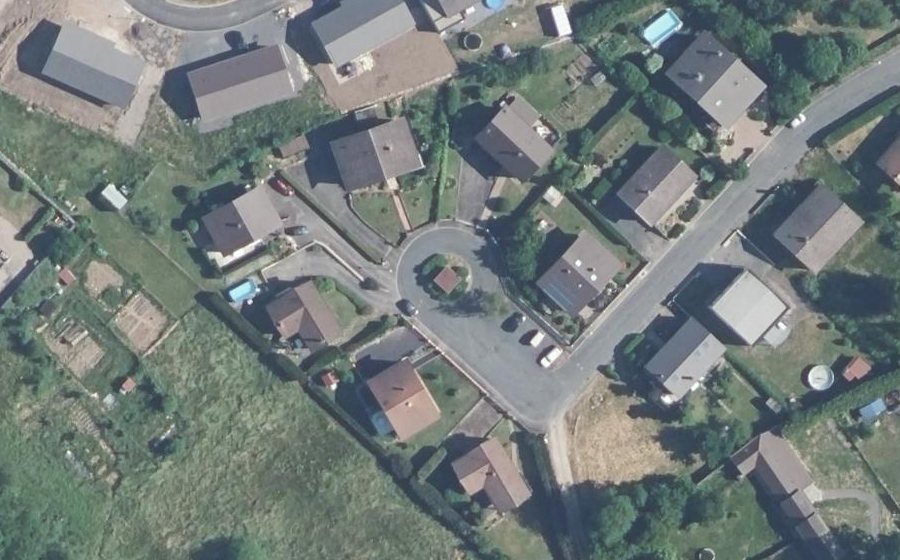 Vue aérienne du Rue du Clos d'Anozel