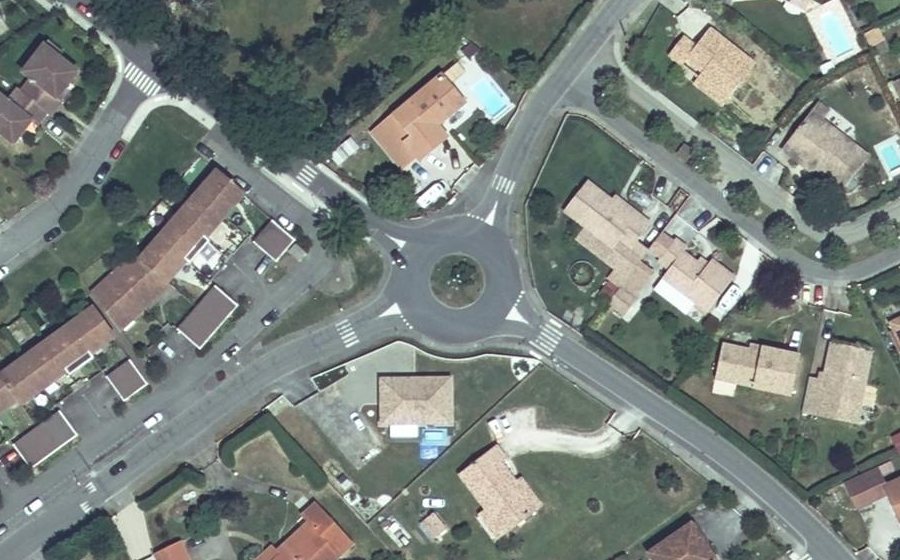 Vue aérienne du Chemin de Peyrelong