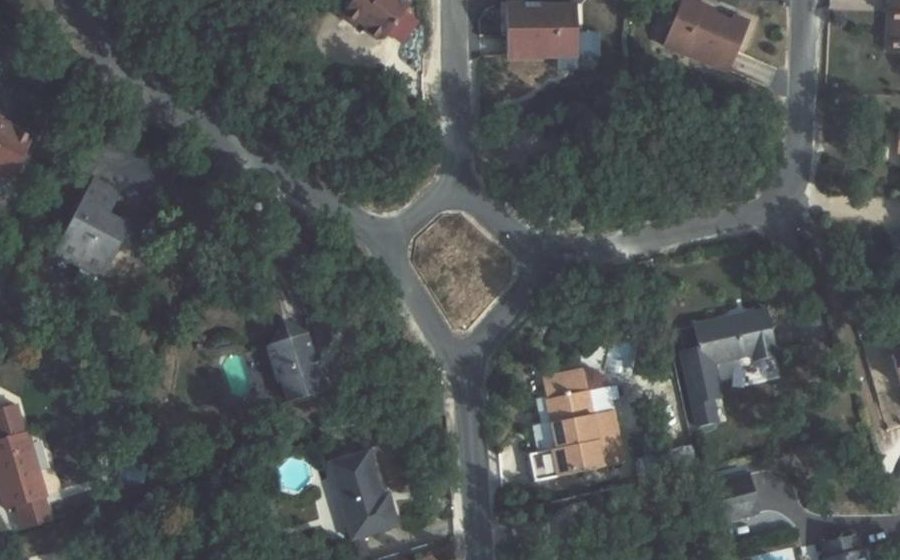 Vue aérienne du Allée des Charmes