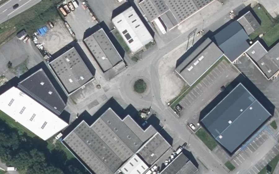 Vue aérienne du Allée de Kerlann