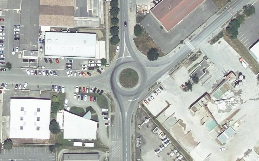 Vue aérienne du Rond-Point de Pluton