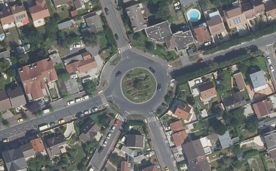 Vue aérienne du Place Jean Jaurès