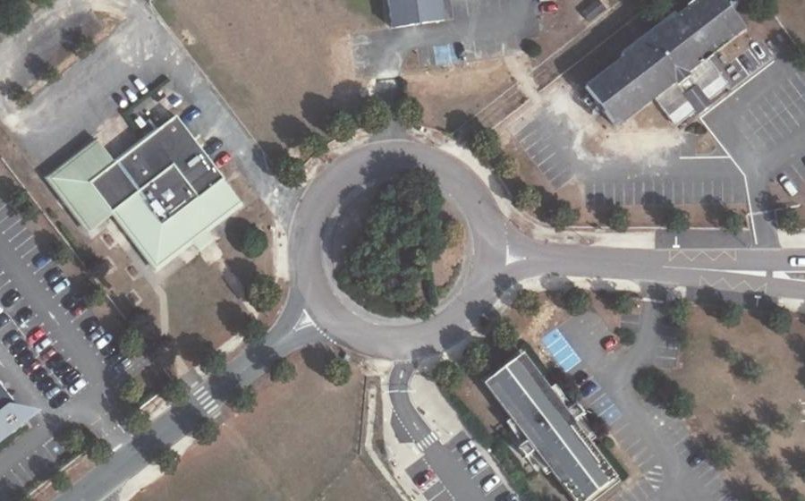 Vue aérienne du Allée Charles Pathé