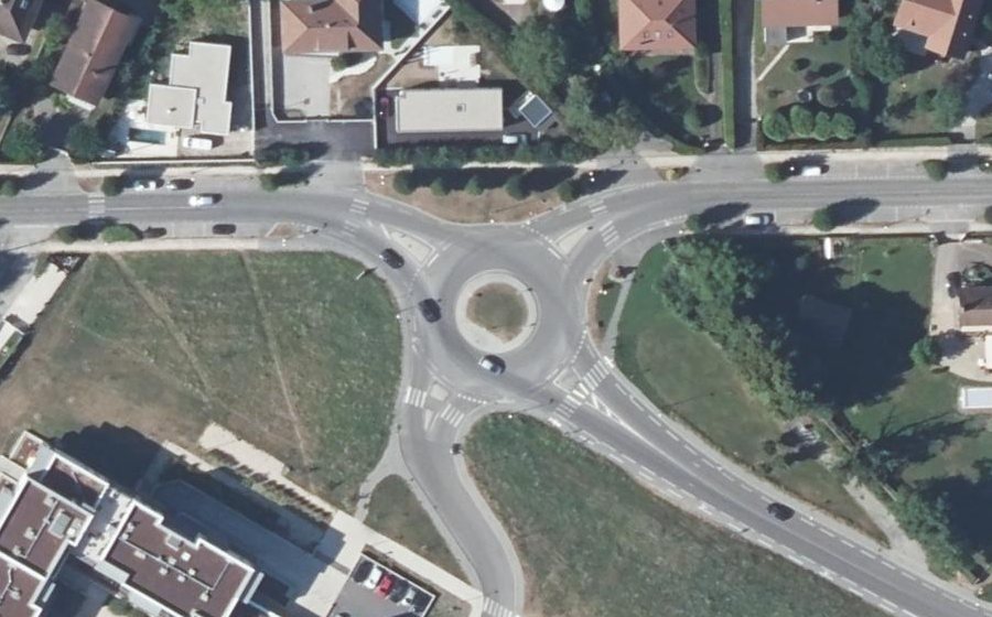 Vue aérienne du Avenue de la Vieille Borne