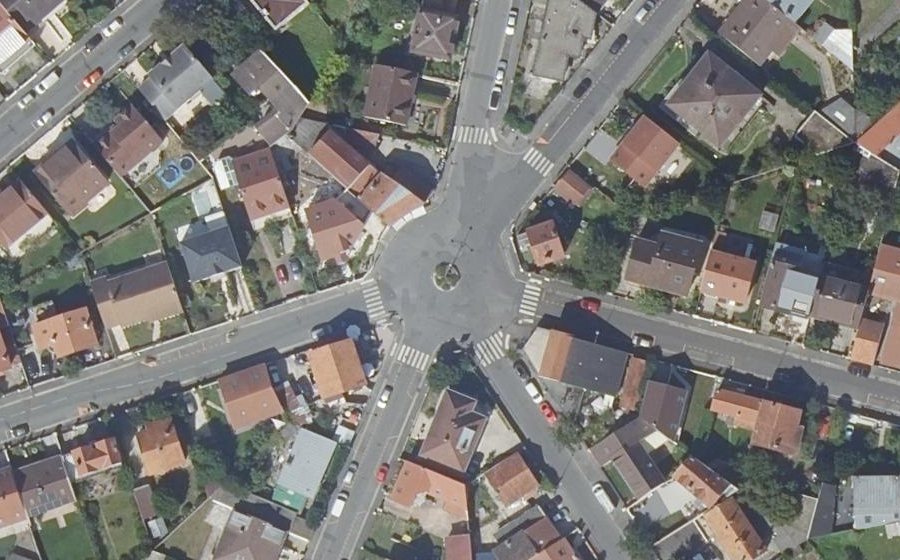 Vue aérienne de la Place de la Libération