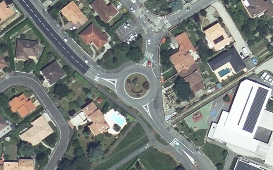 Vue aérienne du Chemin de Buffebiau