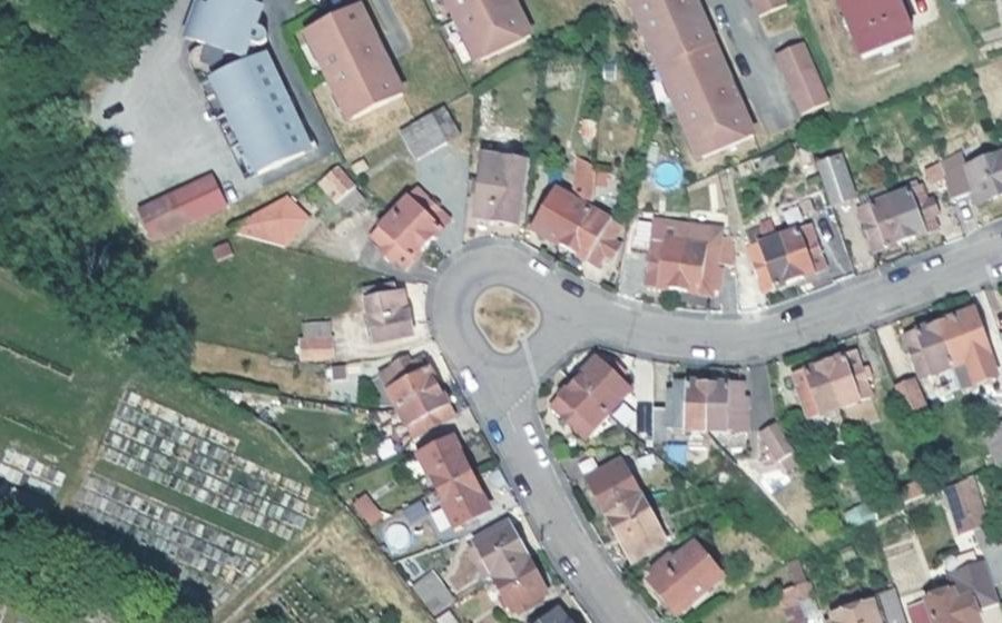Vue aérienne du Rue de la Malbranche