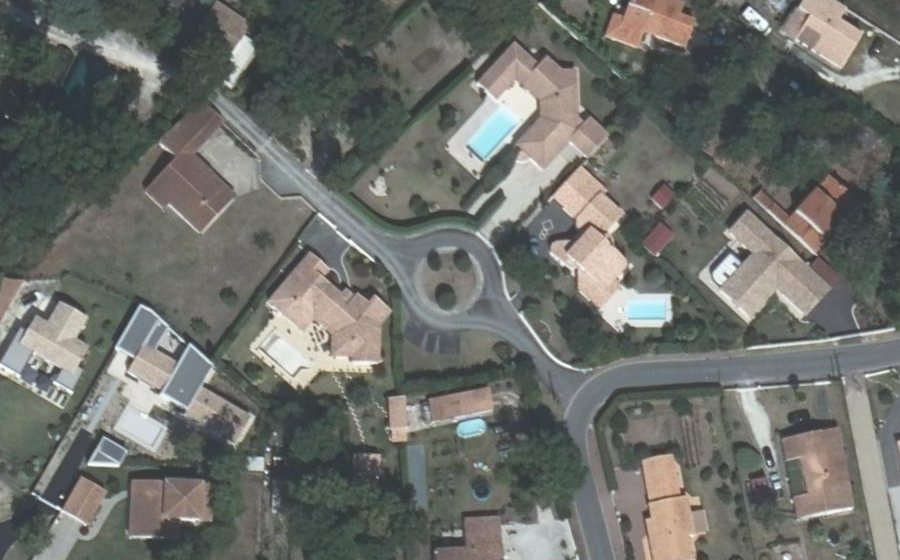 Vue aérienne du Domaine des Petits Bois